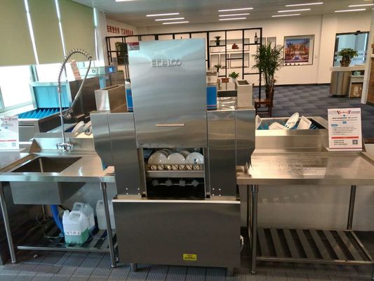 중국 상업적인 부엌 Dishwashing 장비, 대중음식점 작풍 접지 닦은 기계 협력 업체