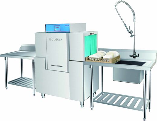 중국 240KG 상업적인 Dishwashing 기계, 스테인리스 광고 방송 접지 닦은 기계 협력 업체